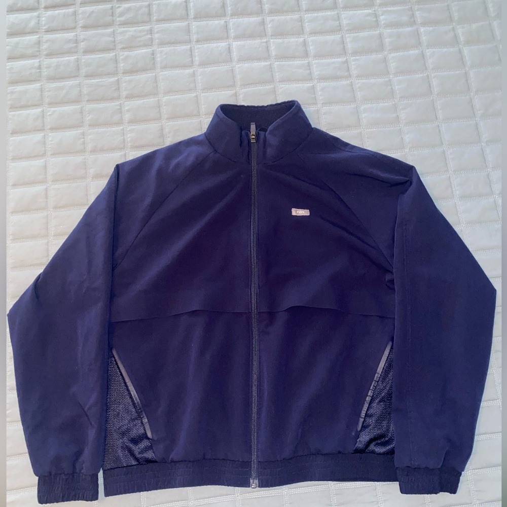 Figs Deep Blue Technical Top